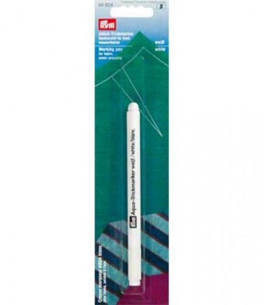 Prym Markierstift für Textilien Wasserlöslich weiß 611824